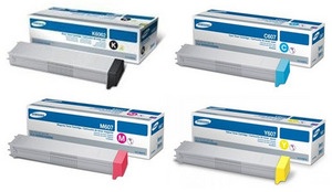 Original Samsung CLT-6062S/6072S a Set of 4 Toner Cartridge Multipack (Black,Cyan,Magenta,Yellow)