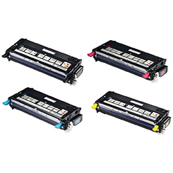Compatible Dell 3110cn a Set of 4 Toner Cartridges Black/Cyan/Magenta/Yellow