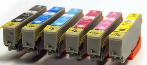 Compatible Epson 24XL a Set of 6 Ink cartridges High Capacity T2431/T2432/T2433/T2434/T2435/T2436