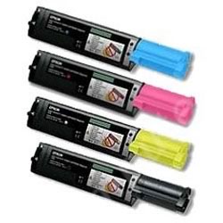 Compatible Epson S050190, S050189, S050188, S050187 a Set of 4 Toner Cartridges Black/Cyan/Magenta/Yellow