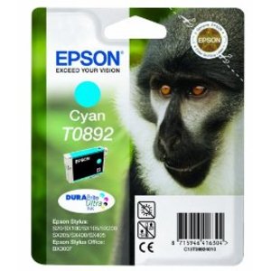 Original Epson T0892 Cyan Ink cartridge