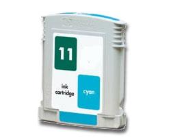 Original HP 11 Cyan Ink Cartridges (C4836AE)