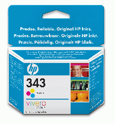 Original HP 343 Colour Ink cartridge (7ml) (CB332EE)