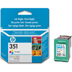 Original HP 351 Colour Ink cartridge