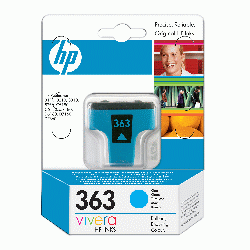 Original HP 363 Cyan Ink cartridge (C8771E)