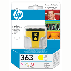 Original HP 363 Yellow  Ink cartridge (C8773E)