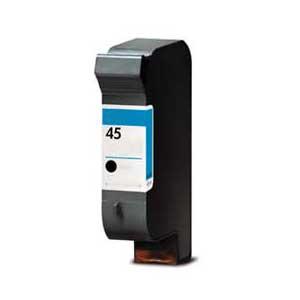 Remanufactured HP 45 (51645AE) High Capacity Black 42ml Remanufactured Ink Cartridge