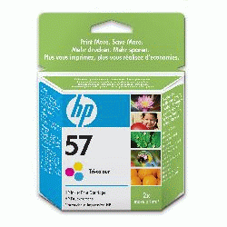 Original HP 57 Tri-Colour Ink cartridge