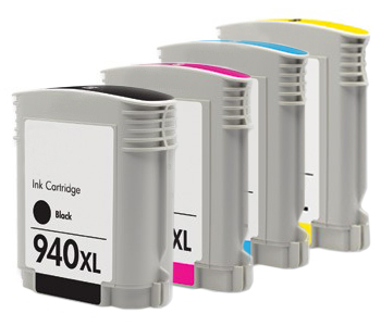Compatible HP 940XL a Set of 4 Ink Cartridges Black/Cyan/Magenta/Yellow