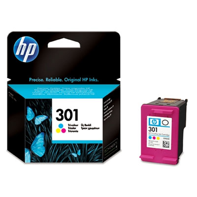 Original HP 301 Colour Ink cartridge (CH562EE )