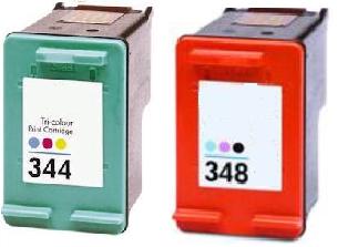 Remanufactured HP 348 Photo  and HP 344 Colour  Ink cartridge High Capacity