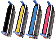 Compatible HP C9720A, C9721A, C9722A, C9723A a Set of 4, Black/Cyan/Magenta/Yellow Toner Cartridges