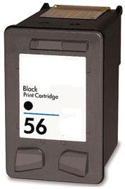 Remanufactured HP 56  (C6656AE) High Capacity Black Ink cartridge