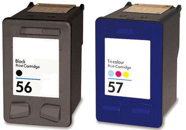 Original HP 56/57  Ink Cartridges Combo-pack  (SA342AE)