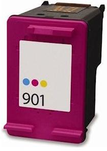 Remanufactured HP 901 Colour Ink cartridge High Capacity (CC656aa)