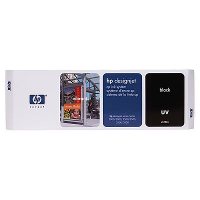 Original HP C1892A Black UV Ink Cartridge (410ml)