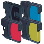 Compatible Brother LC980 Inkjet Cartridges Full Set 4  (Black/Cyan/Magenta/Yellow)