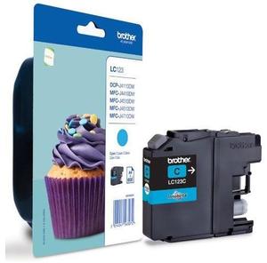 Original Brother LC123C Cyan Ink Cartridge