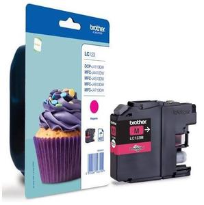 Original Brother LC123M Magenta Ink Cartridge