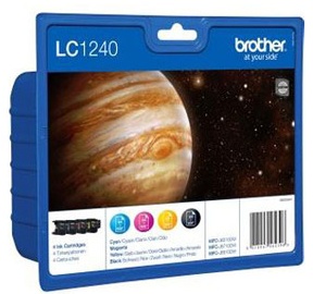 Original Brother LC1240 Ink Cartridge Value Multipack (Black,Cyan,Magenta,Yellow)