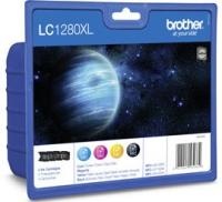 Original Brother LC1280XL Ink Cartridge Value Multipack (Black,Cyan,Magenta,Yellow)