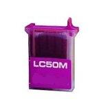 Compatible Brother LC50M Magenta ink cartridge