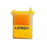 Compatible Brother LC50Y Yellow ink cartridge