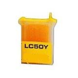 Compatible Brother LC50Y Yellow ink cartridge