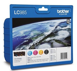 Original Brother LC985 Ink Cartridge Value Multipack