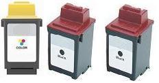 Remanufactured Lexmark 70 Black and  20 Colour Ink Cartridges + EXTRA BLACK