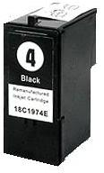 Remanufactured Lexmark 4 Black Cartridge (18C1974)