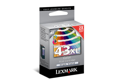 Original Lexmark  43XL Colour Cartridge High Yield (18Y0143e)