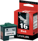 Original Lexmark 16  Black Ink Cartridge (10N0016)