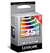 Original Lexmark 35 High Yield Colour Cartridge (18C0035e)