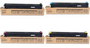 Original Sharp MX23GT  a Set of 4 Toner Cartridge Multipack (Black,Cyan,Magenta,Yellow)