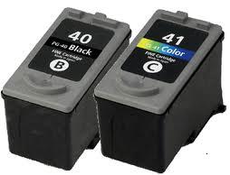 Remanufactured Canon PG-40 and CL-41 Ink cartridges