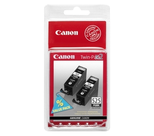 Original Canon PGI-525 Black Ink Cartridges Twin Pack