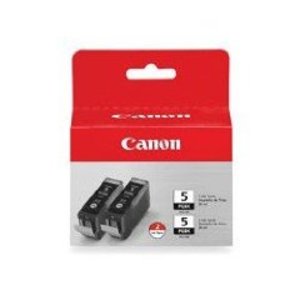 Original Canon PGI-5BK Black Ink Cartridges Twin Pack