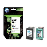 Original HP 350/351  Ink Cartridges  Combo-pack (SD412EE)