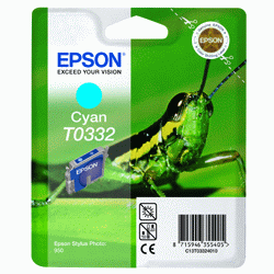 Original Epson T0332 Cyan  Ink cartridge