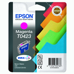 Original Epson T0423 Magenta Ink cartridge