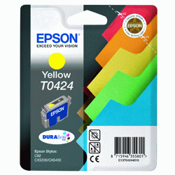 Original Epson T0424 Yellow Ink cartridge