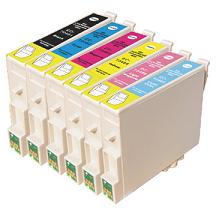 Compatible Epson T0481/T0482/T0483/T0484/T0485/T0486 a Set of 6 Ink cartridges