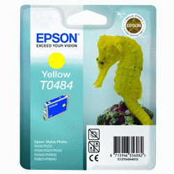 Original Epson T0484 Yellow Ink cartridge