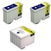 Compatible Epson T050 Black and T053 Colour  Ink Cartridge + EXTRA BLACK