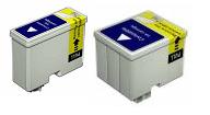 Compatible Epson T051 Black and T052 Colour Ink cartridge