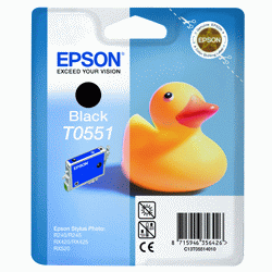 Original Epson T0551 Black Ink cartridge