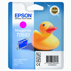 Original Epson T0553 Magenta Ink cartridge