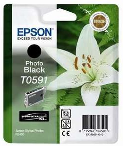 Original Epson T0591 Photo Black Ink Cartridge