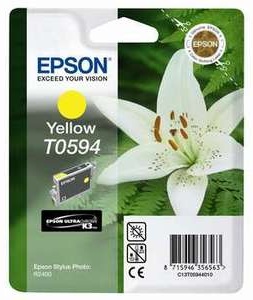 Original Epson T0594 Yellow Ink Cartridge